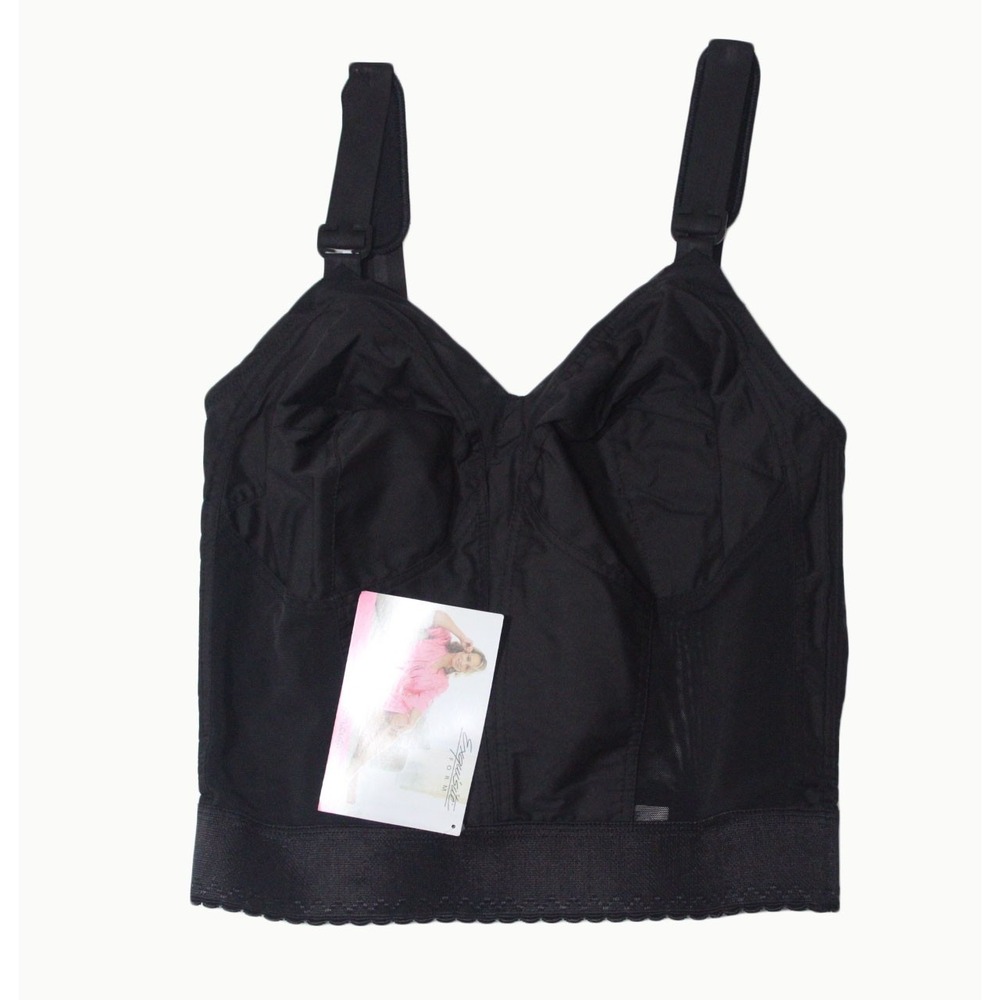 Exquisite Form Fully Longline Posture Bra Black Wireless 44B 5107532